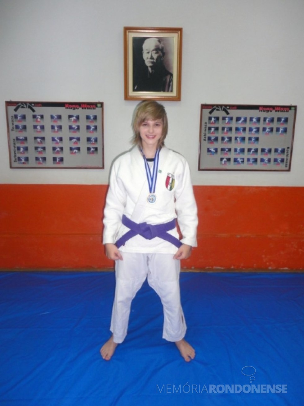 || Judoca rondonense Ellen Luísa Vorpagel que representou o Paraná nas Olímpiadas Escolares, em julho de 2012.
Imagem: Acervo Olho na Bola - FOTO 13 - 