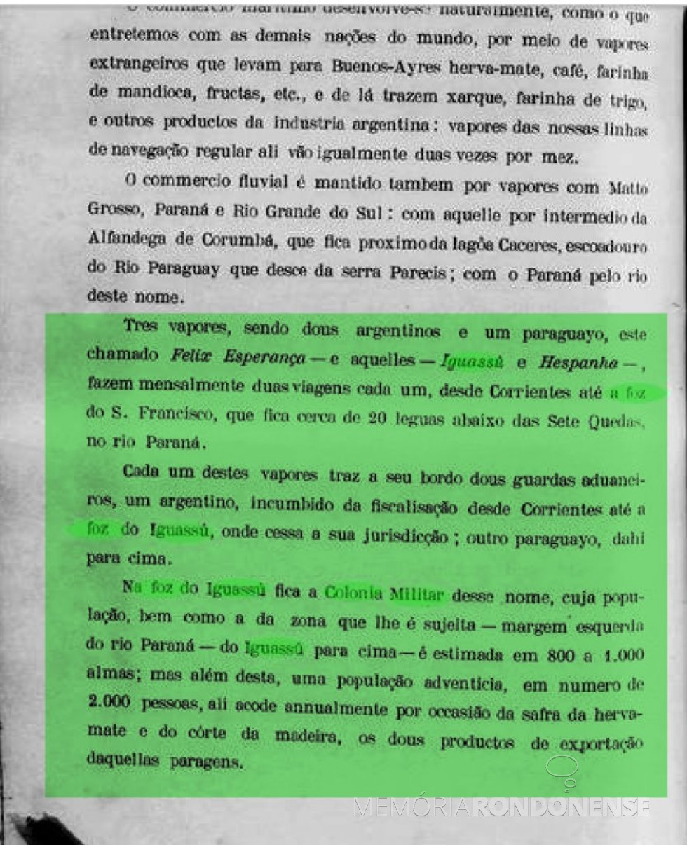 || Página 300 do Relatório do Ministério dos Negícios da Fazenda de 1903.
Imagem: Acervo Biblioteca Nacional Digital - FOTO 3 -
