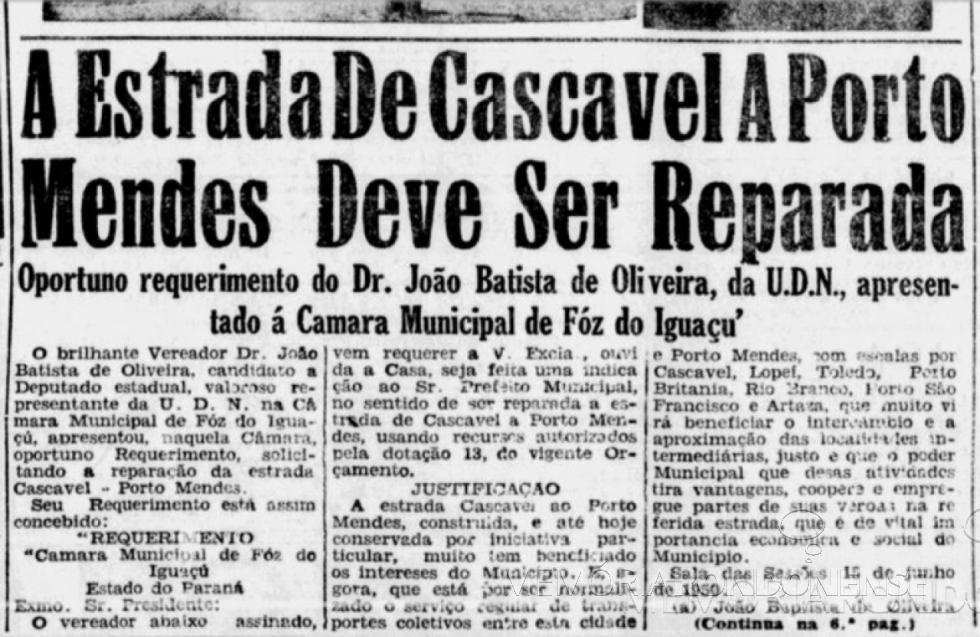 || Parte inicial da matéria do