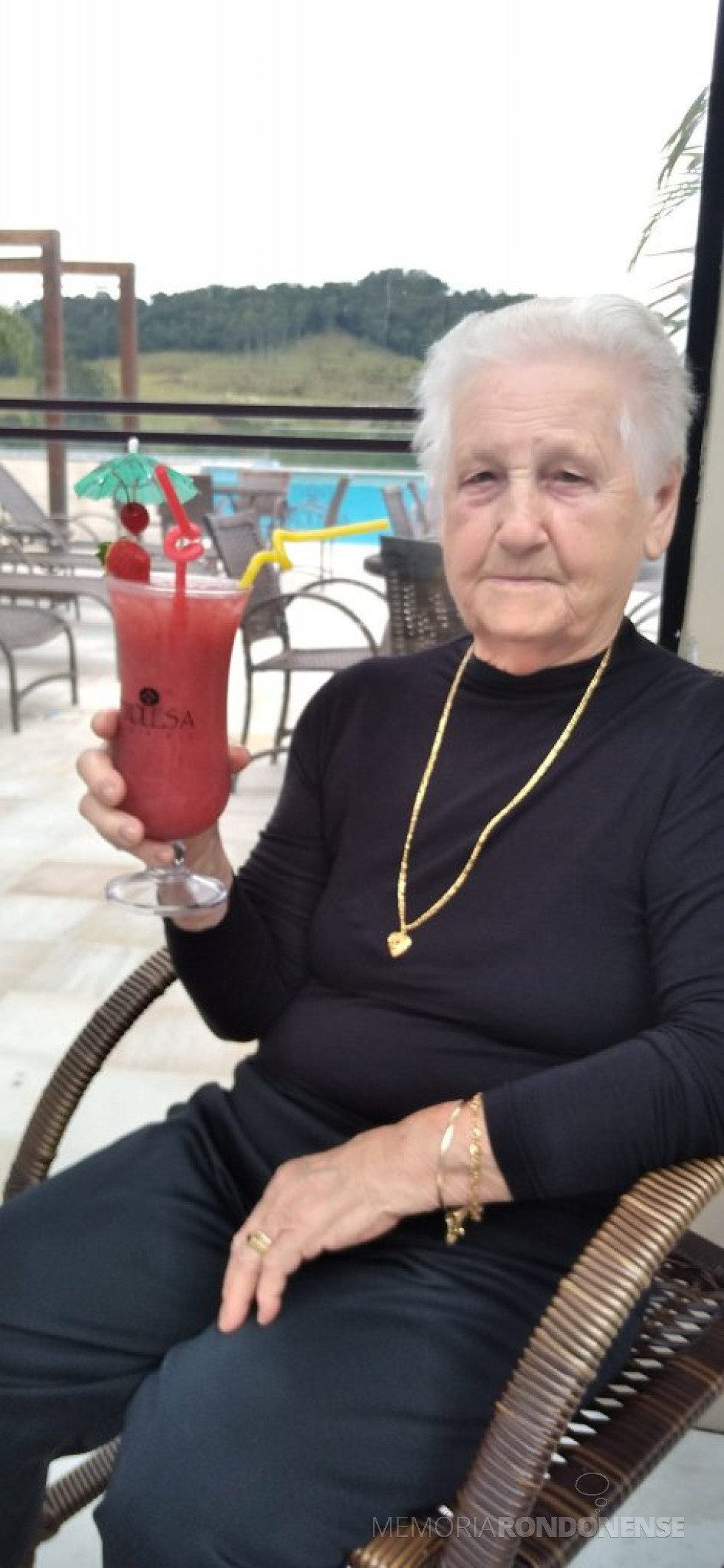 || Pioneira rondonense Olinda Camila (nascida Wolfart) Witeck que comemorou seus 94 anos, em 18 de junho de 2023.
Imagem: Acervo de Erci Viteck - FOTO 19 -