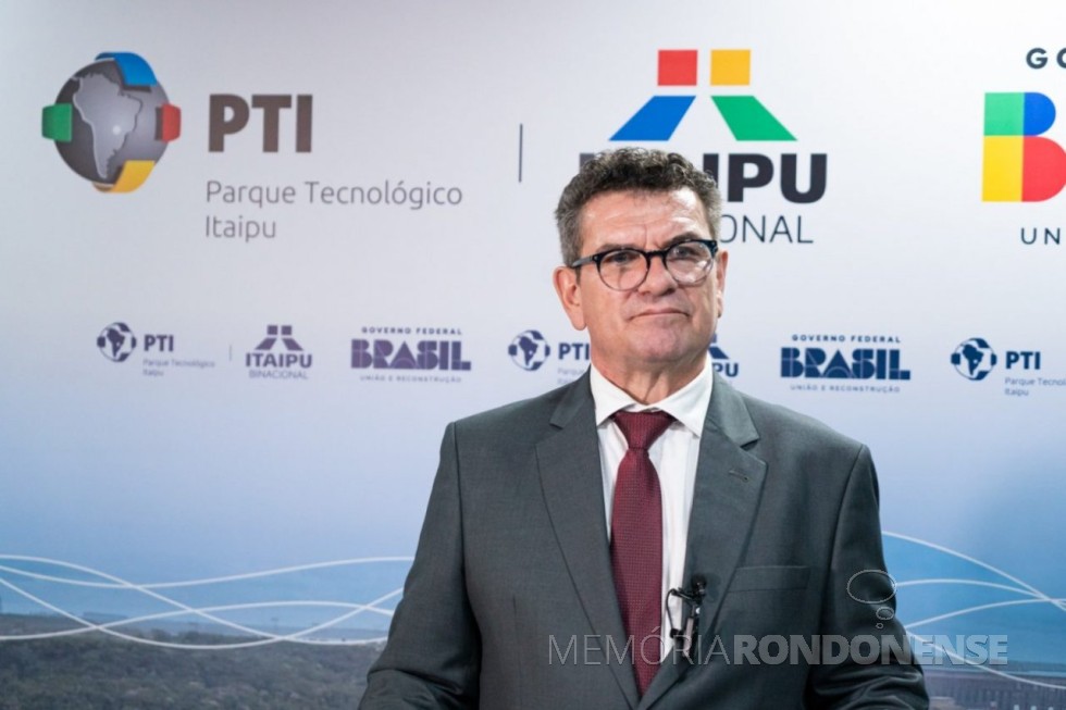 || Professor Irineu Mario Colombo que assumiu como diretor superintendente da Parque Tecnológico Itaipu - Brasil (PTI-BR), em final de março de 2023.
Imagem: Acervo Jornal Mensageiro - FOTO 19 - 