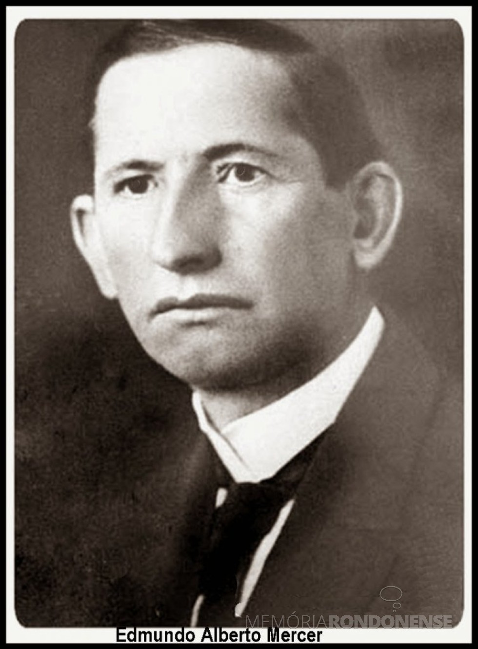 || Edmundo Alberto Mercer que realizou o levantamento topográfico do Rio Piquri, em 1938.
Imagem: Acervo Wille Bathke Jr. - FOTO 5 - 