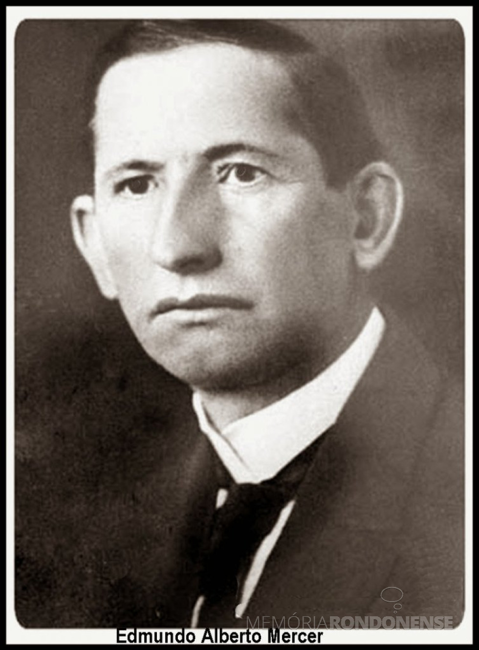 || Edmundo Alberto Mercer que realizou o levantamento topográfico do Rio Piquri, em 1938.
Imagem: Acervo Wille Bathke Jr. - FOTO 5 -