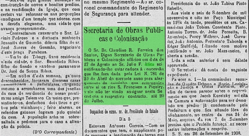 || Recorte do jornal