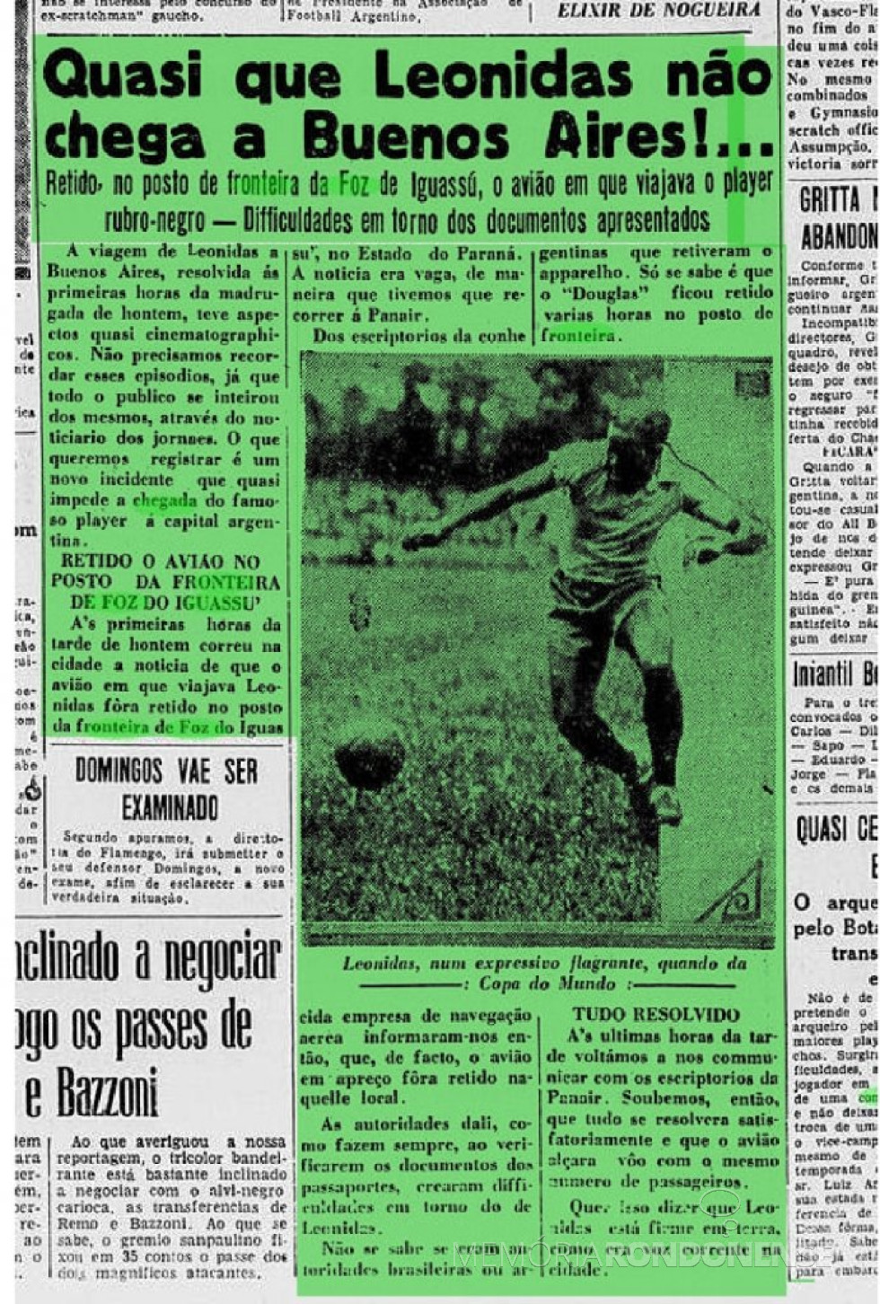 || Nota do extinto jornal carioca