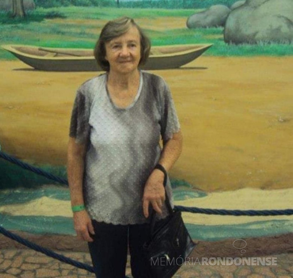 || Rondonense Deonila Pauli Koch, falecida em setembro de 2022.
Imagem: Acervo Capela São Paulo (Vila Curvado) - FOTO 26 -