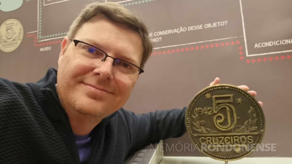 || Rondonense Adriano Ramon Lani em visita ao Museu do Ipiranga, em julho de 2023.
Imagem: Acero e crédito do nominado - FOTO 27 -