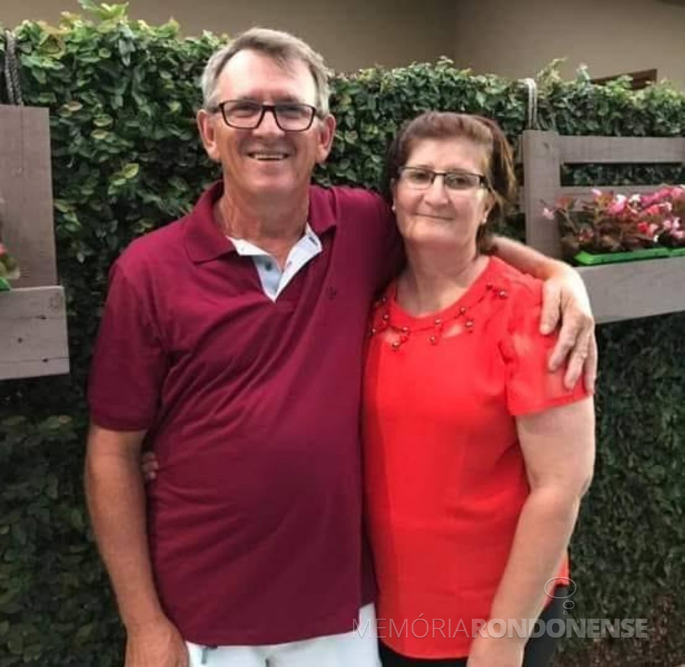 || Rondonense Erenita Staffen com o esposo Dorival, ela falecida em julho de 2023.
Imagem: Acervo pessoal - FOTO 42 -