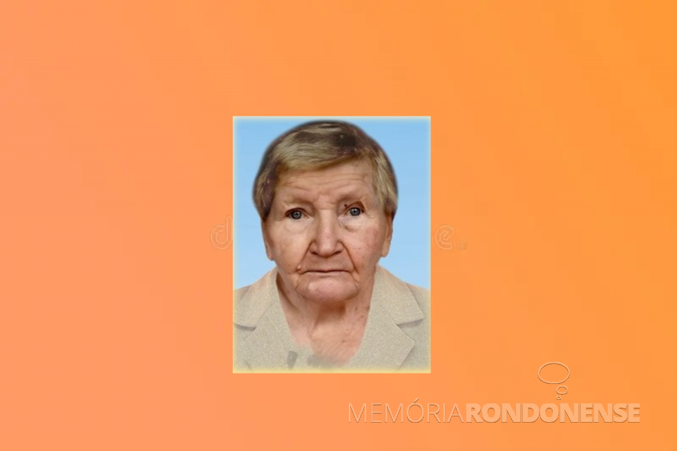 || Rondonense Elvira Koch, falecida em maio de 2023.
Imagem: Acervo da família - FOTO 30 -