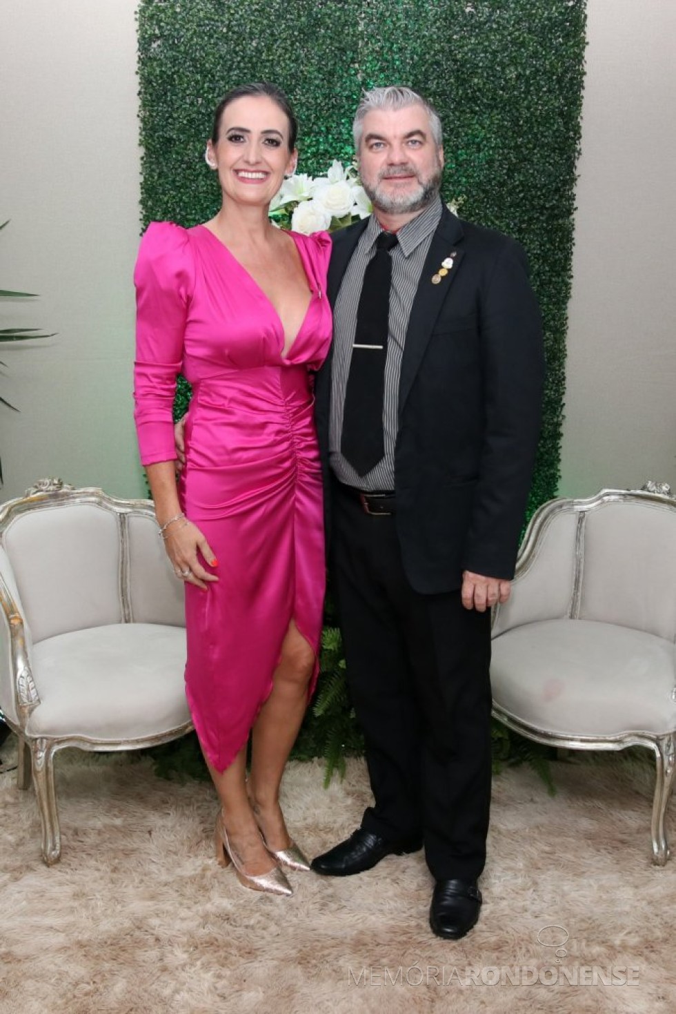 || Dioni Luis Gentilini e esposa Leide, ele que tomou posse da presidência do Rotary Clube Marechal Cândido Rondon, em julho de 2023.
Imagem: Acervo O Presente  - FOTO 30 - 
