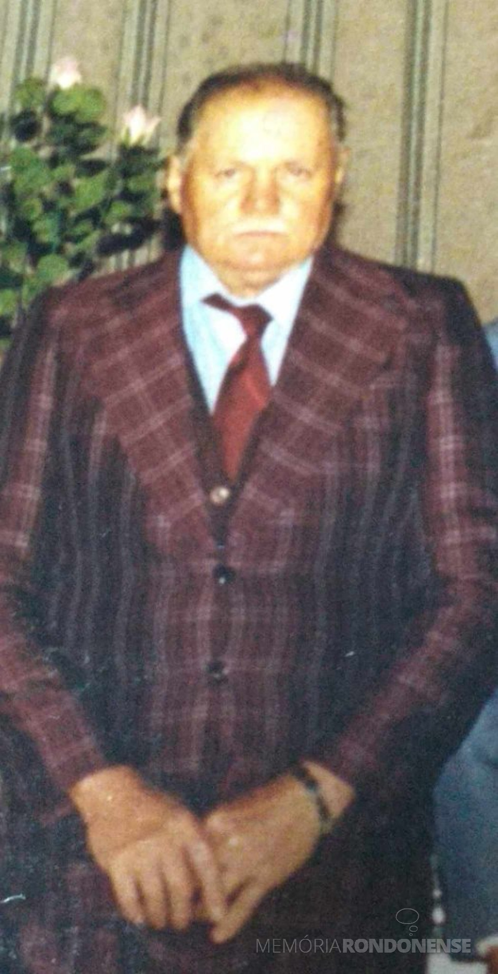 || Pioneiro rondonense Aorelio Casarotto,  falecido em abril de 1994.
Imagem: Acervo Lidiane Casarotto Kotz - FOTO 10 -