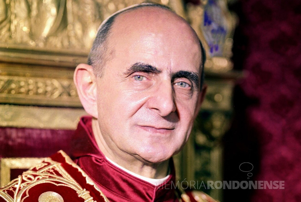|| Cardeal italiano Giovanni Battista Montini, eleito Papa em junho de 1963.
Imagem: Acervo Gazeta do Povo - FOTO 3 -