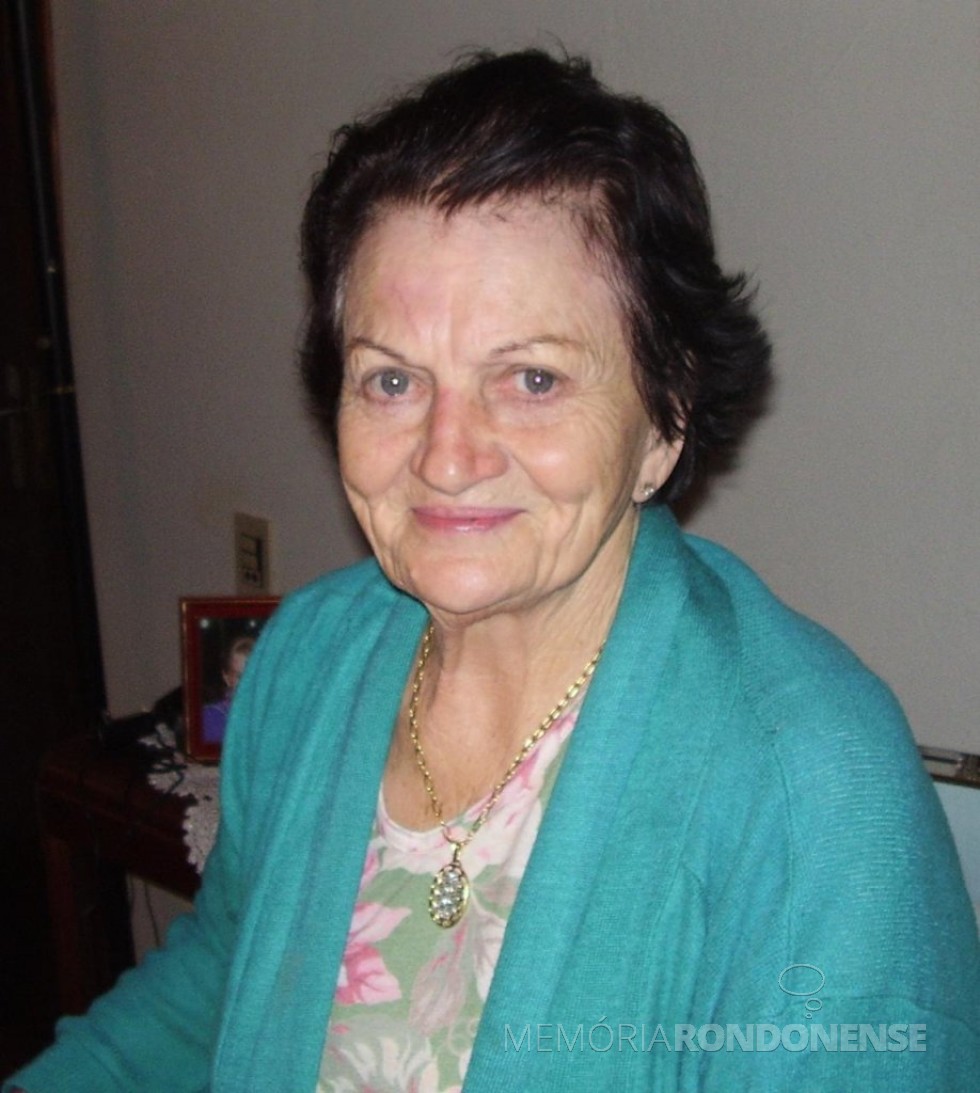 || Pioneira rondonense Aleyda (nascida Lamberti) Meurer, falecida em dezembro de 2008.
Imagem: Acervo Maria Alice Meurer - filha). - FOTO 13 - 