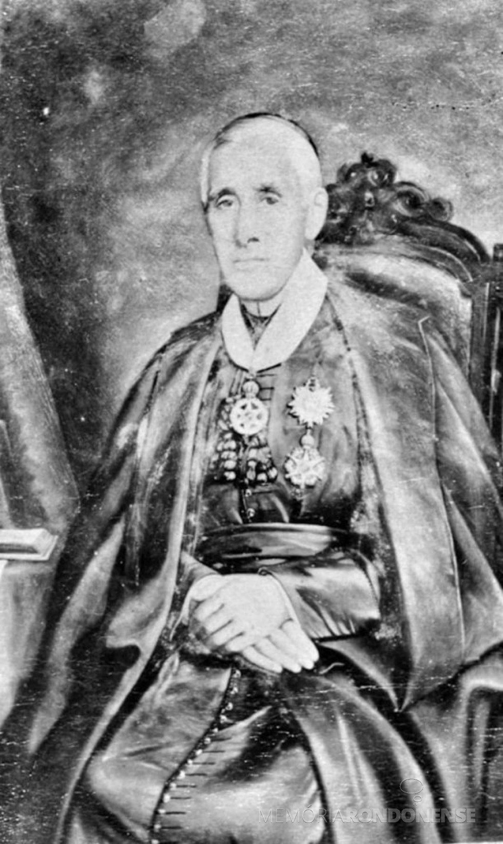 || Religioso paulistano Vicente Pires da Mota que assumiu a presidência da Província do Paraná, em março de 1856.
Imagem: Acervo Brazil Imperial/Facebook . - FOTO 2 -