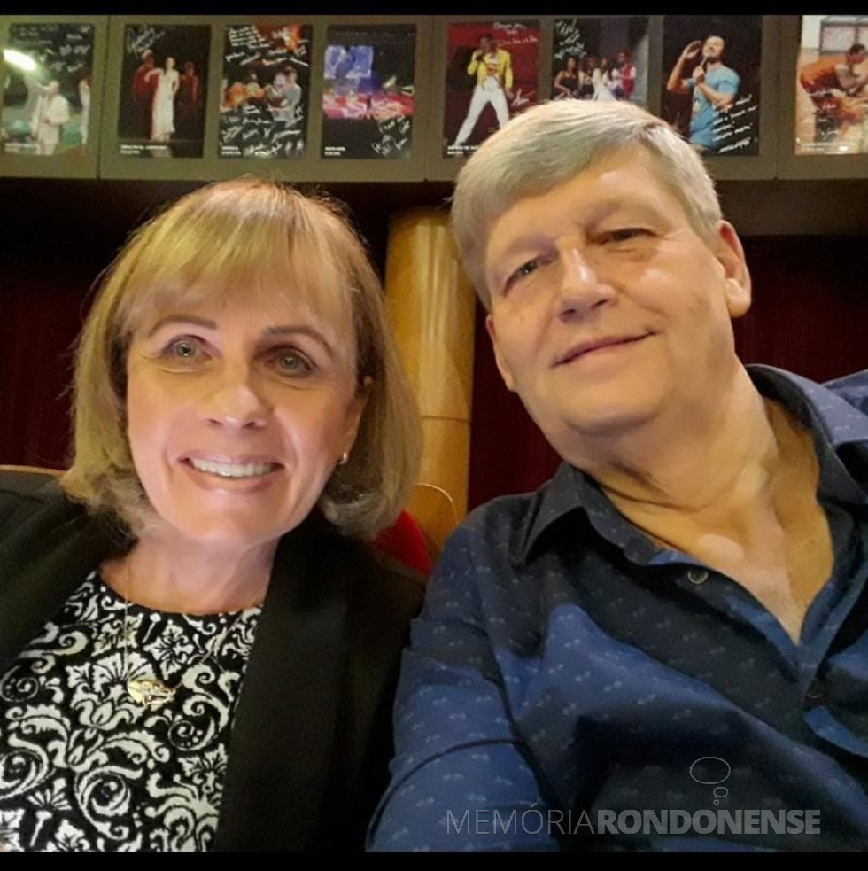 || Casal rondonense Arlene e Pedro Ricardo Schwingel que fixou residência na cidade de Araucária, em começo de setembro de 1983.
Imagem: Acervo pessoal - FOTO 10 -
