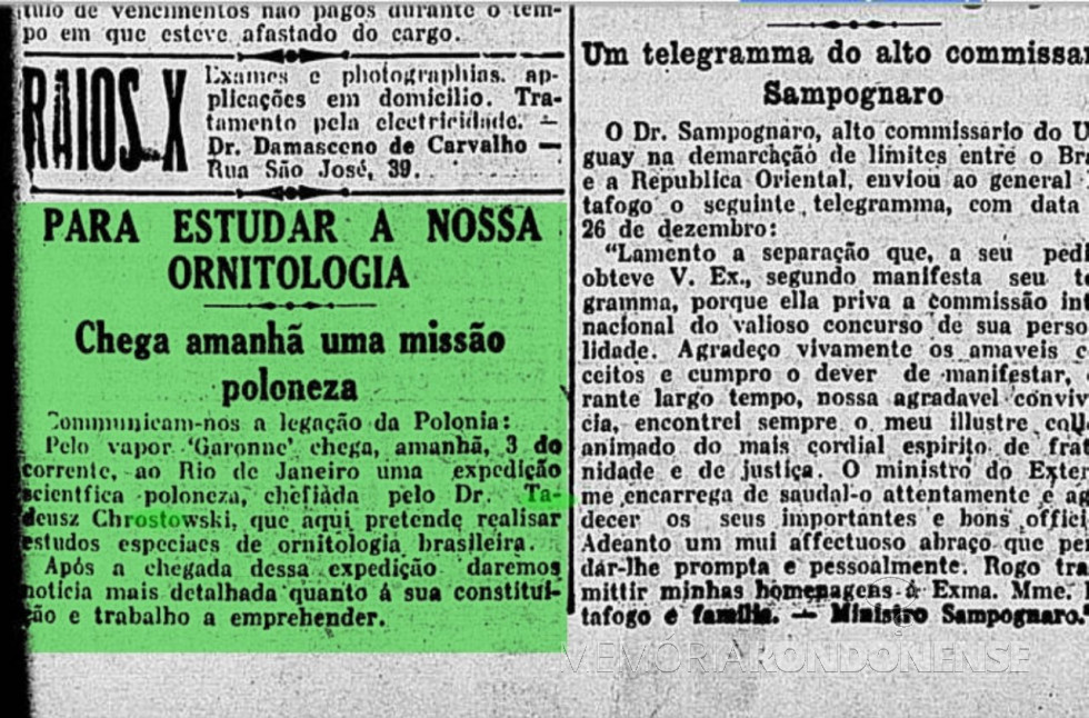|| Recorte do jornal carioca