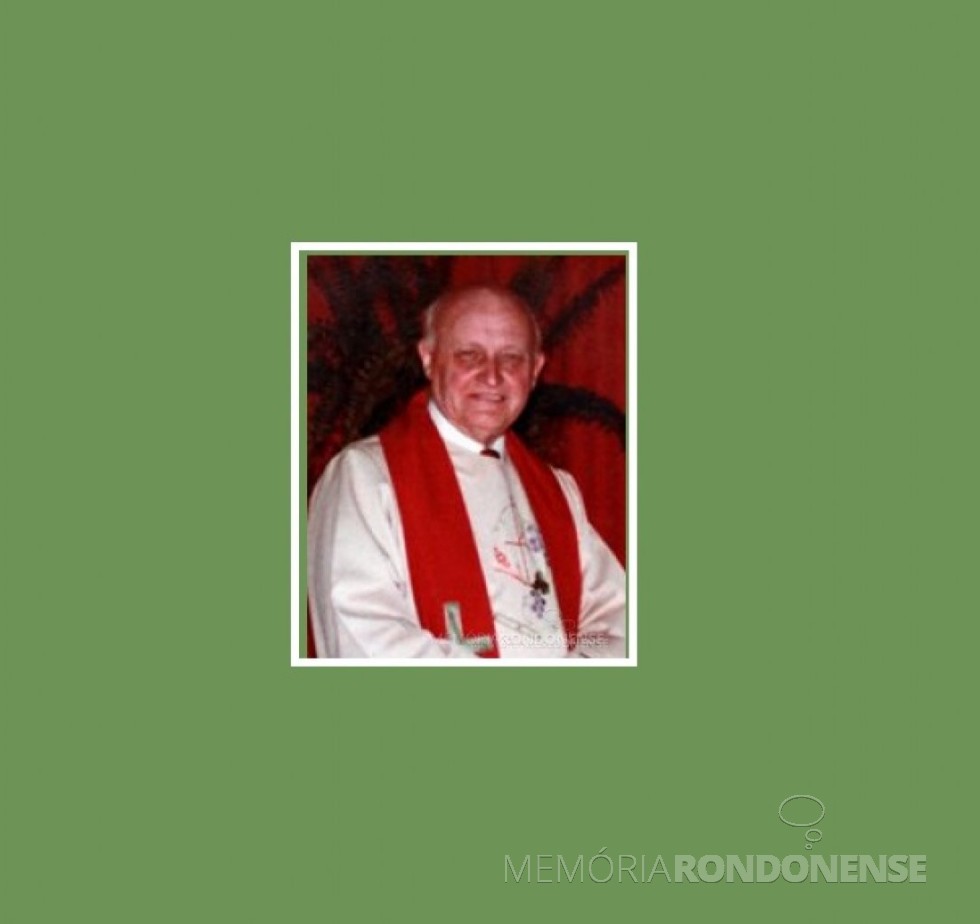 || Padre Aloísio Baumeister SVD falecido em começo de novembro de 1986, na cidade de Toledo.
Imagem: Acervo Projeto Memória Rondonense - FOTO 6 - 