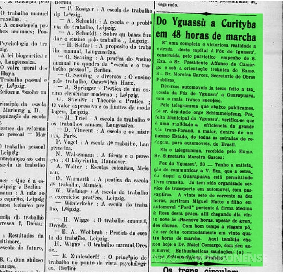 || Recorte do jornal