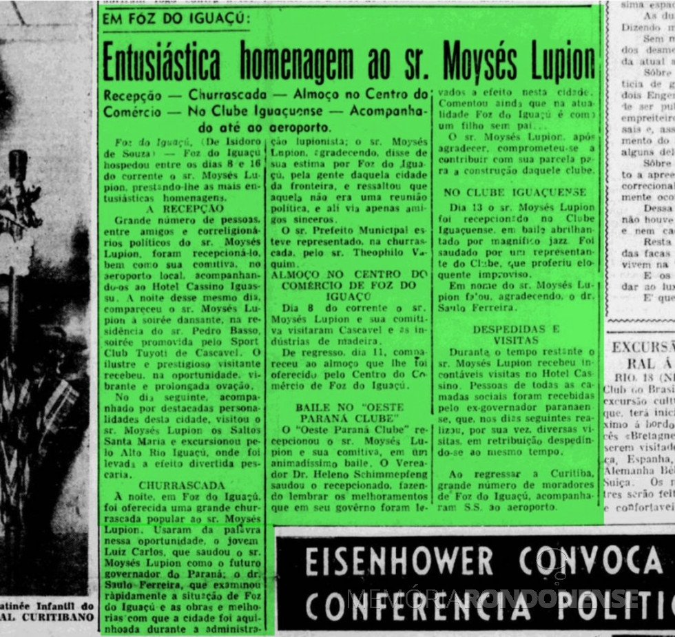 || Recorte do jornal curitibano