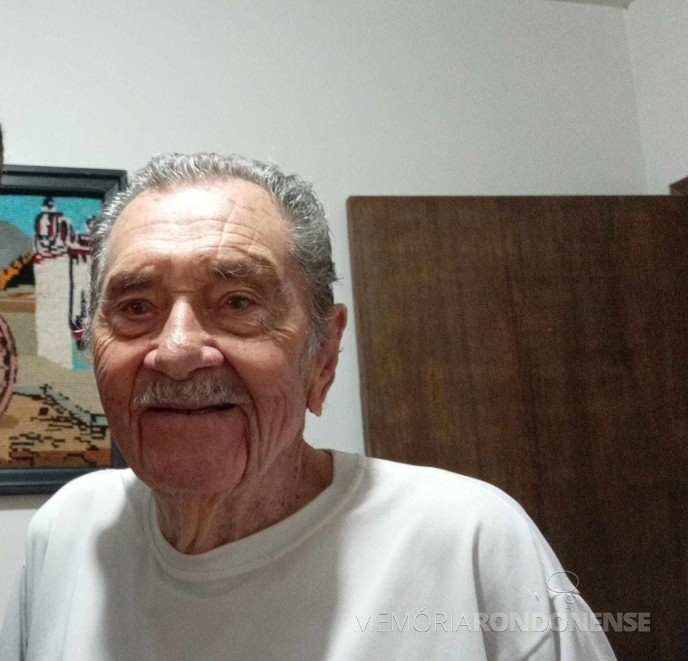 ||  Pioneiro ondonense Otto Kurtz falecido em novembro de 2023.
Imagem: Acervo da família - FOTO 22 -