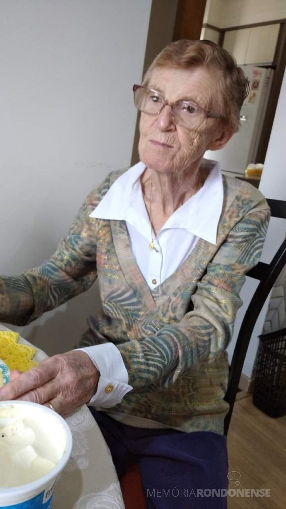 || Pioneira rondonense Norma (nascida Koehler) Livi falecida em novembro de 2023.
Imagem: Acervo Projeto Memória Rondonense - FOTO 20 -