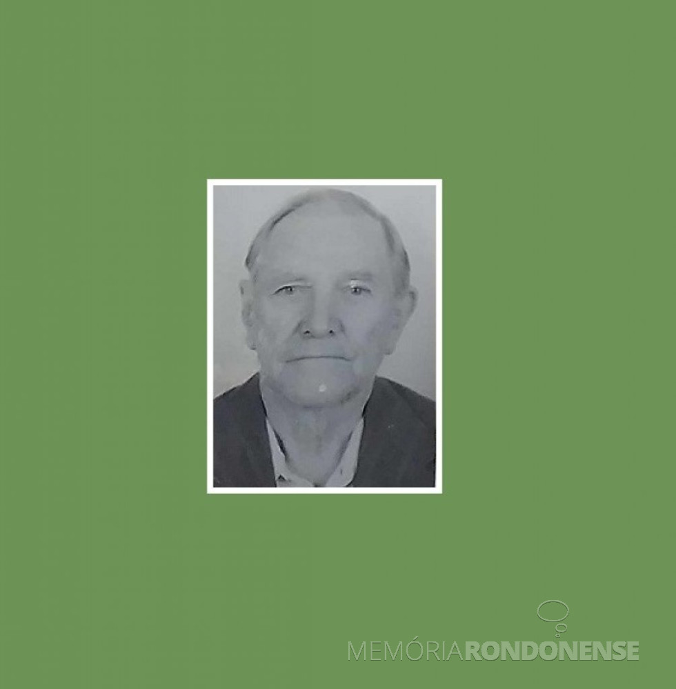 || Pioneiro rondonense Carlos Ristau, falecido em fevereiro de 2001.
Imagem: Acervo Shirley Ristau - FOTO 5 -