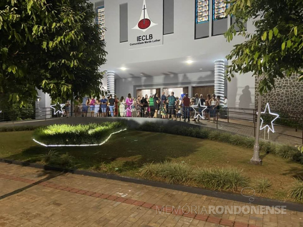 || Registro do final do 1º Culto de 2024 e comemorativo aos 72 anos da Comunidade Martin Luther, em janeiro de 2024.
Imagem:Acervo Voni Berta Amaral - FOTO 27 -
