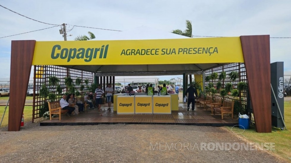 || Stand de recepção do Dia de Campo Copagril 2024, realizado em janeiro de 2024.
Imagem: Acervo Imprensa Copagril - FOTO 15 - 