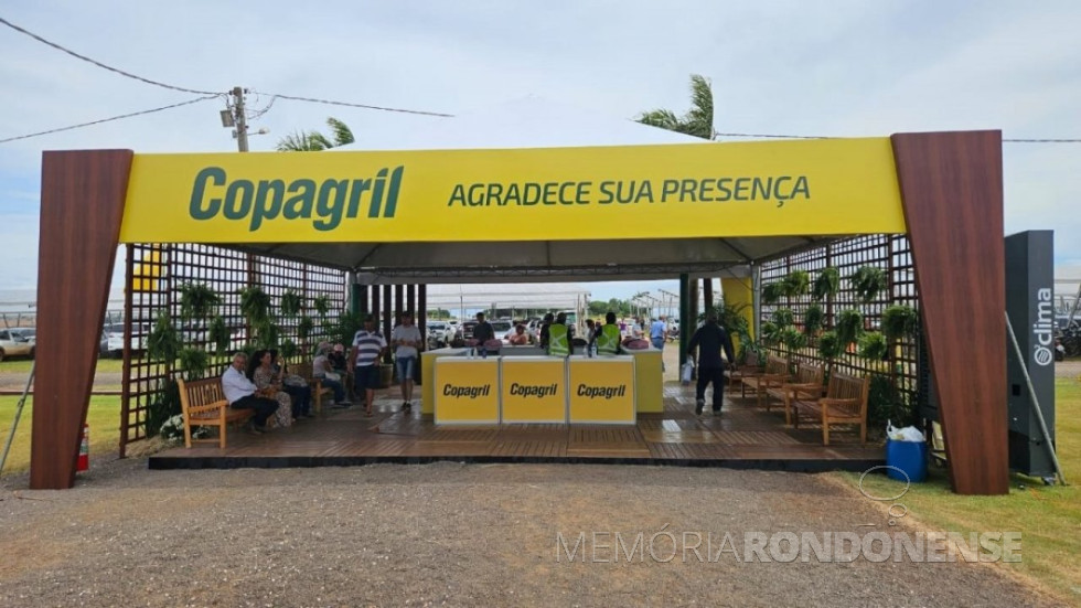 || Stand de recepção do Dia de Campo Copagril 2024, realizado em janeiro de 2024.
Imagem: Acervo Imprensa Copagril - FOTO 16 -