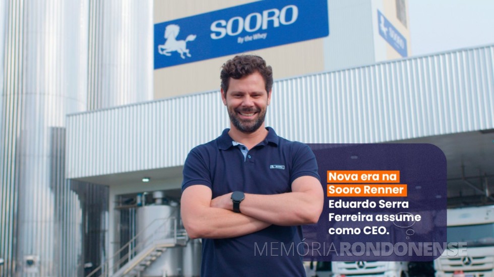 || Engenheiro químico Eduardo Serra Ferreira que assumiu como CEO da Sooro Renner, em fevereiro de 2024.
Imagem: Acervo da empresa - FOTO 27 -