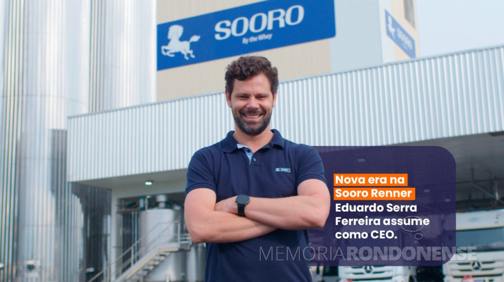 || Engenheiro químico Eduardo Serra Ferreira que assumiu como CEO da Sooro Renner, em fevereiro de 2024.
Imagem: Acervo da empresa - FOTO 28 -