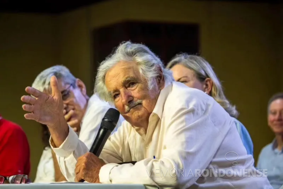 || Pepe Mujica palestrando no encerramento da Jornada Latino-americana  e Caribenha de Integração dos Povos,em fevereiro de2024.
Imagem: Acervo Brasil de Fato - FOTO 24 -