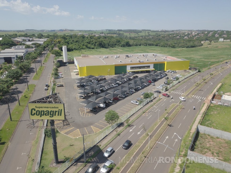 || Vista aérea do Supermercado Copagril Cianorte que começou atender em janeiro de 2024.
Imagem: Acervo Comunicação Copagril - FOTO 20 - 