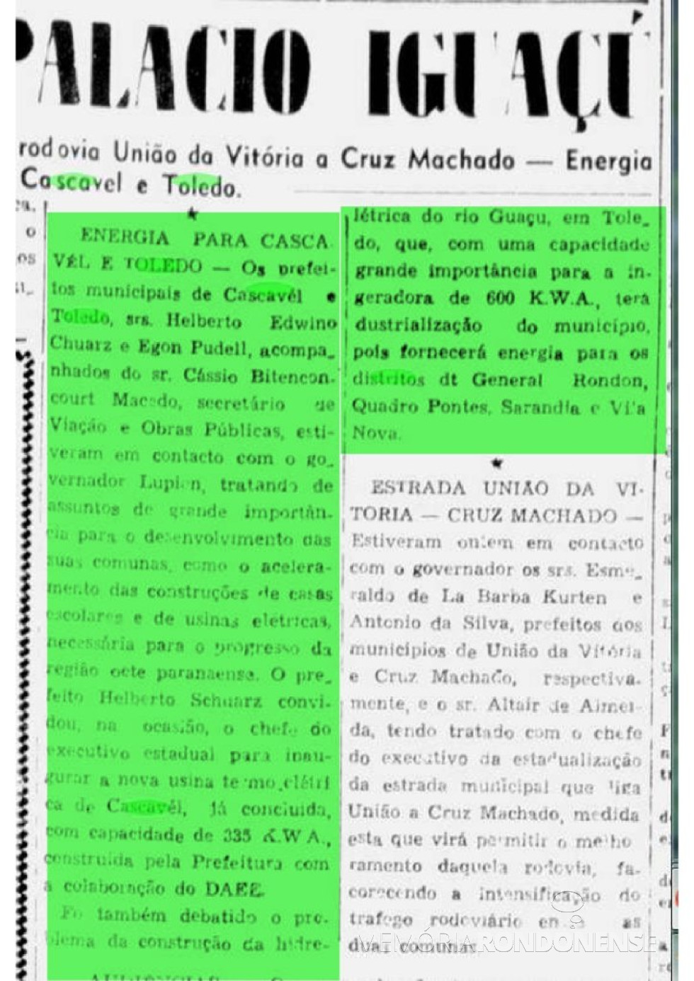 || Recorte do jornal curitibano