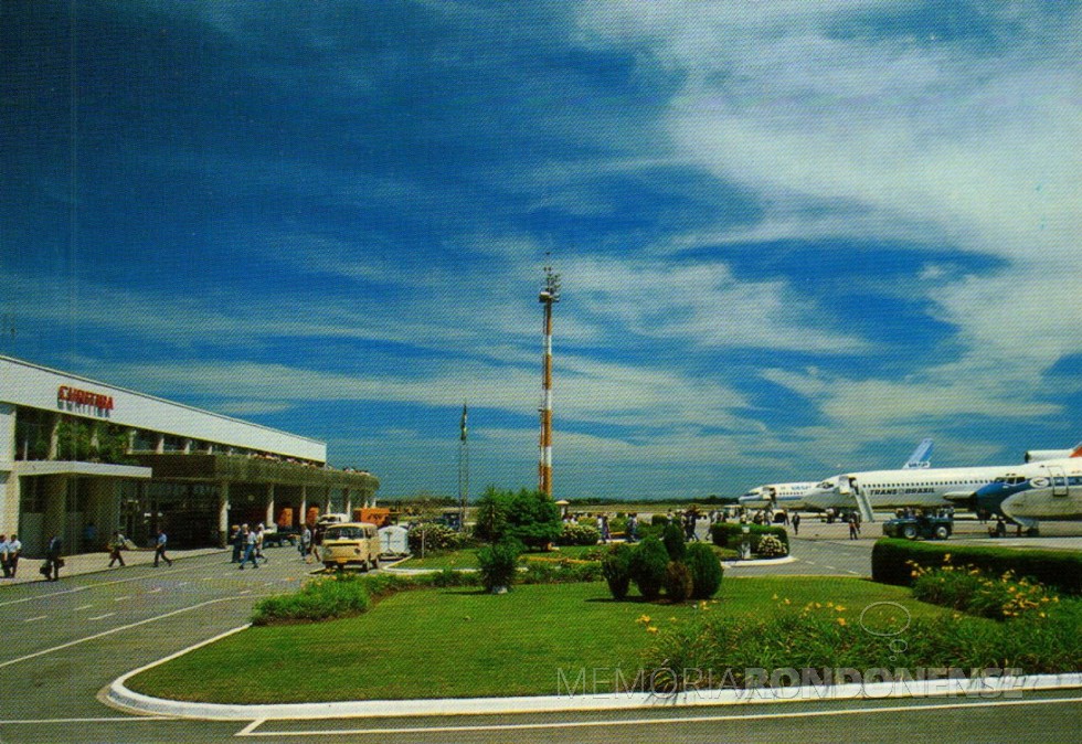 || Aeroporto Afonso Pena na década de 1980.
Imagem: Acervo Curitiba Antigamente/ facebook - FOTO 4 -