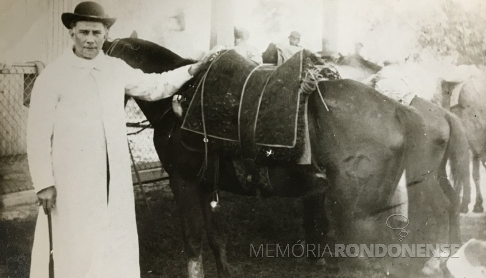 || Monsenhor Juan Synforanio Bogarin que esteve em Foz do Iguaçu, em janeiro de 1907.
Imagem: Acervo Onmes - FOTO 1 -