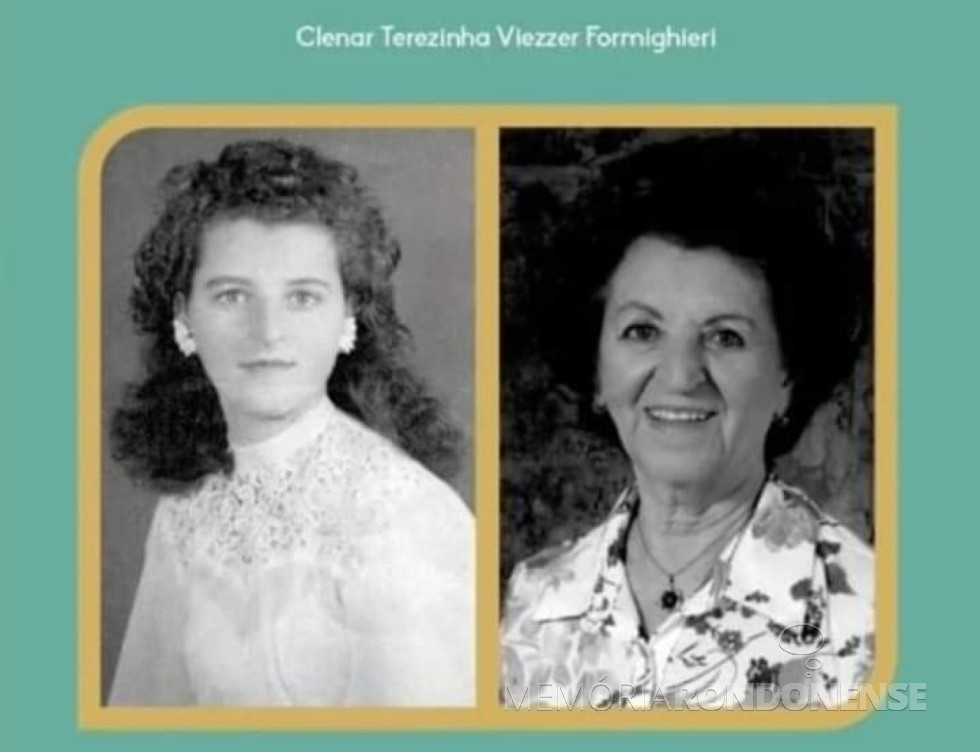 || Pioneira toledana Clenar Terezinha Viezzer Formighieri, falecida em abril de 2024.
Imagem: Acervo Toledo News - FOTO 24 - 