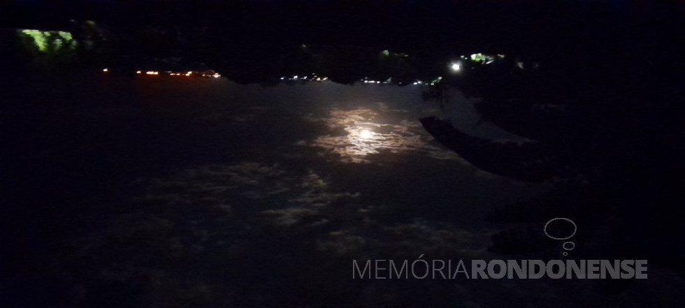 || Lua cheia ao poente na madrugada de 23 de abril de 2023.
Imagem: Acervo Projeto Memória Rondonense - FOTO 22 -