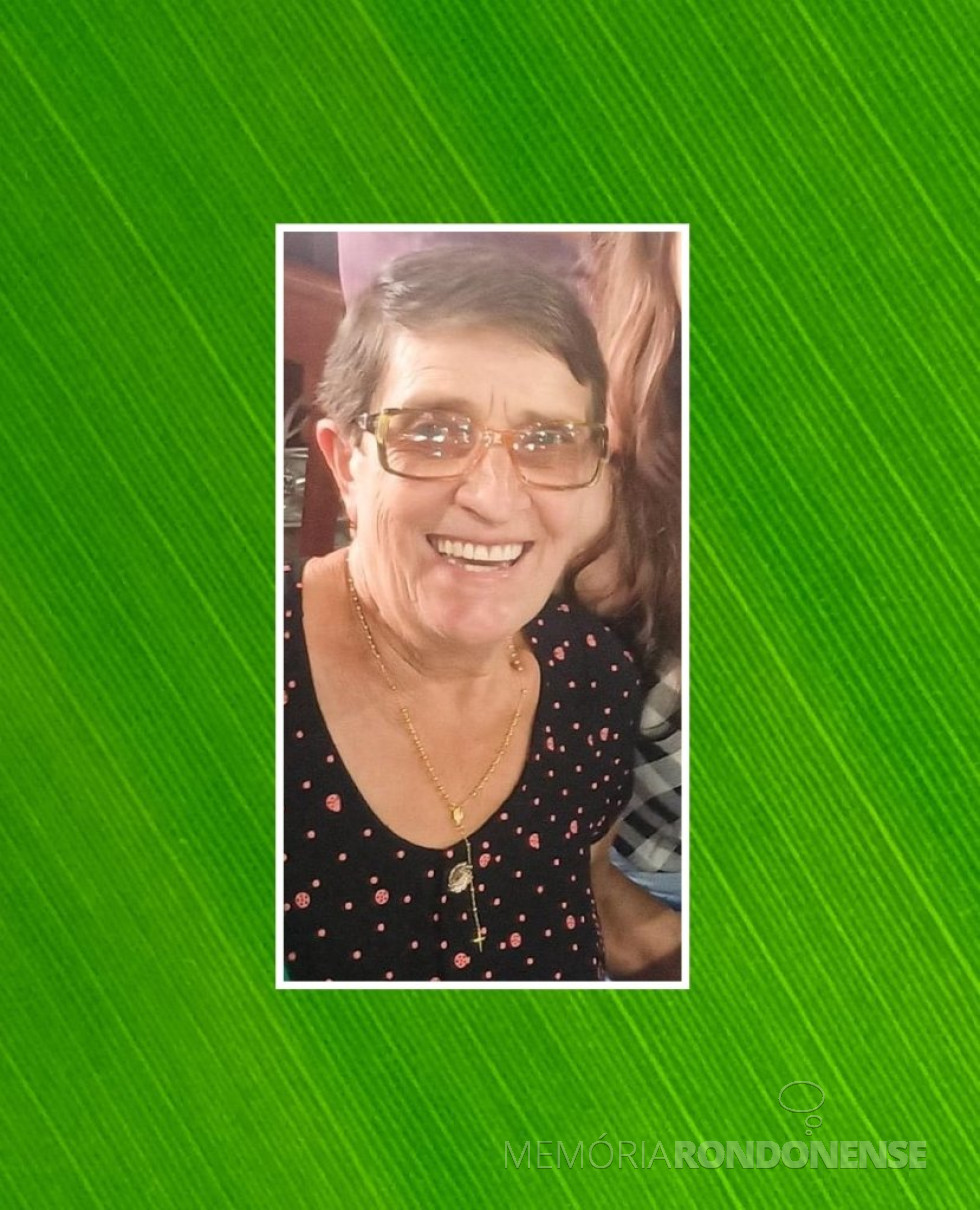 || Rondonense Maria Araci Steffens, falecida em março de 2024.
Imagem: Acervo de Mirian Steffens Pinati, filha ) - FOTO 29 -