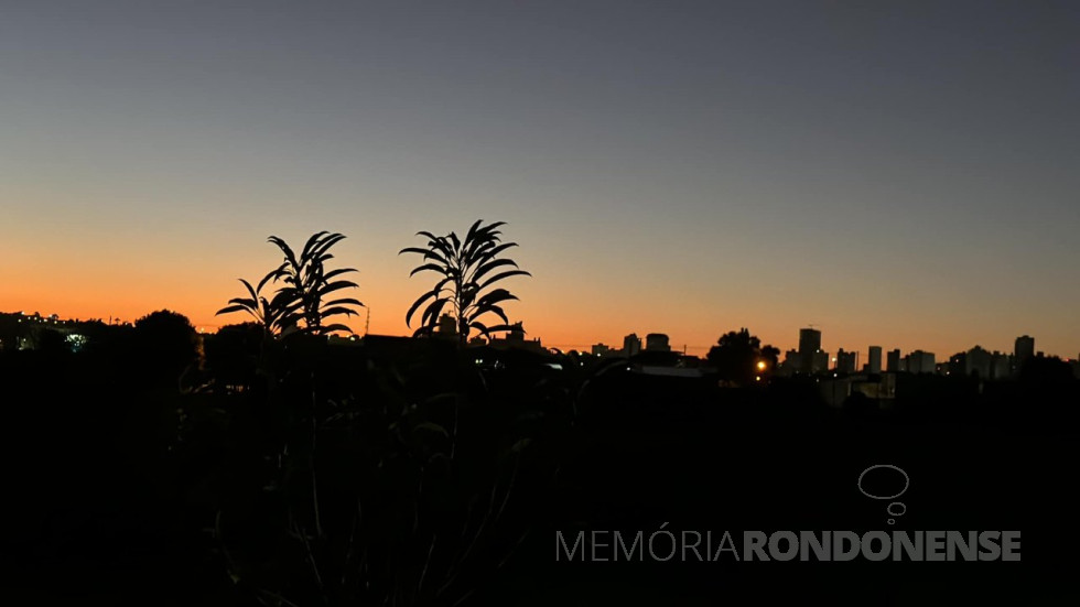 || Amanhecer na cidade de Cascavel (PR), em 01 de maio de 2024.
Imagem; Acervo e crédito Ailton Santos/Tarobá Cascavel/Facebook - FOTO 22 -