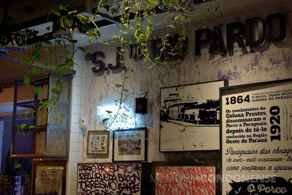 || Descritivo da iguaria do Oeste do Paraná, na famoso restaurante paulistano