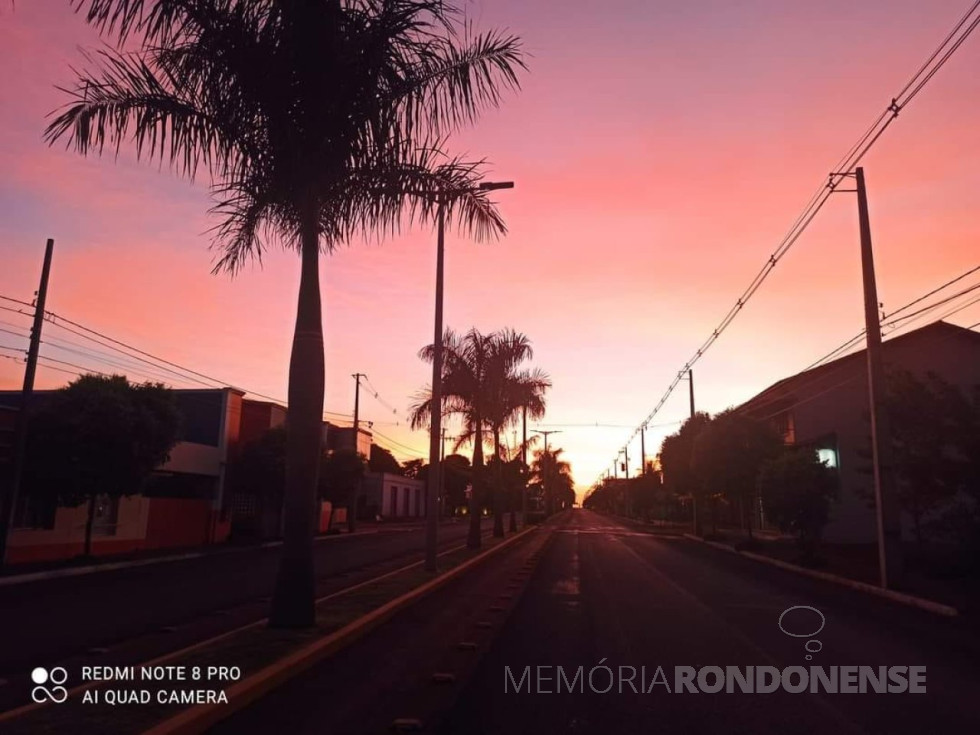 || Amanhecer na cidade de Quatro Pontes, em 29 de junho de 2024.
Imagem: Acervo do quatroponte Afonso Francener - FOTO 25 -
