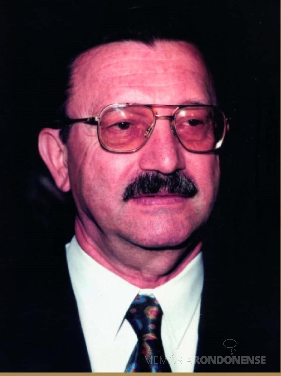 || Empresário toledano Albino Corazza que assumiu a presidência da Caciopar, em junho de 1989.
Imagem: Acervo ACIT - FOTO 12 -