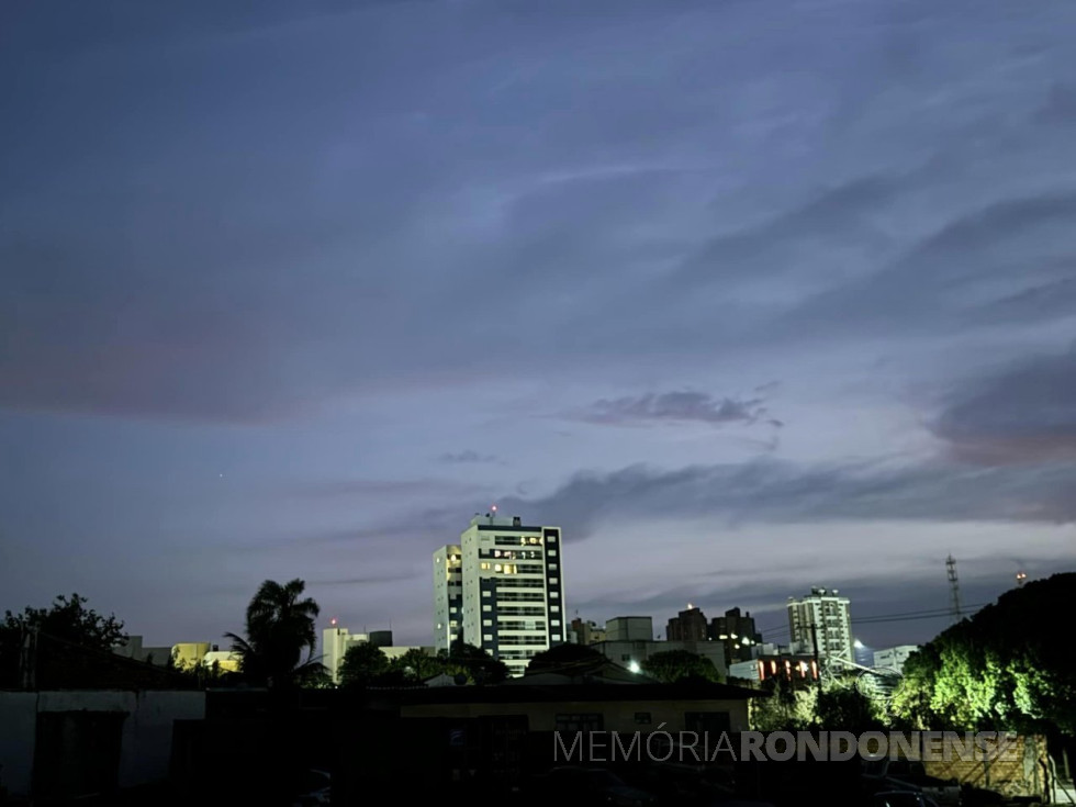 || Amanhecer na cidade de Cascavel, em 26 de julho de 2024.
Imagem: Acervo e crédito de Aílton Santos / Tarobá Cascavel / Facebook - FOTO 32 -