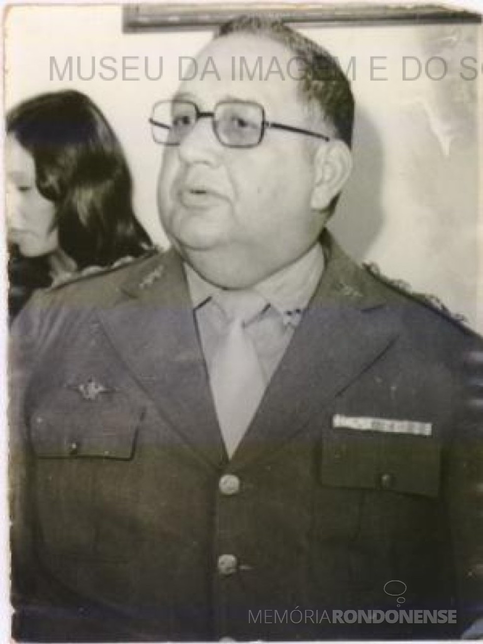 || Coronel Jecy Seroa da Mota, comandante do então 1º Batalhão de Fronteira, em julho de 1977.
Imagem: Acervo Museu da Imagem e do Som de Cascavel (PR) - FOTO 10 -