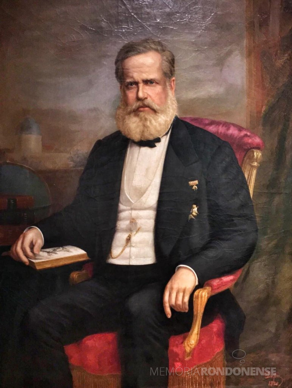 || Imperador D. Pedro II que transmitiu em julho de 1874 as primeiras mensagens telegráficas via cabo submarino para à Europa.
Imagem: Acervo Museu Imperial - FOTO 4 -