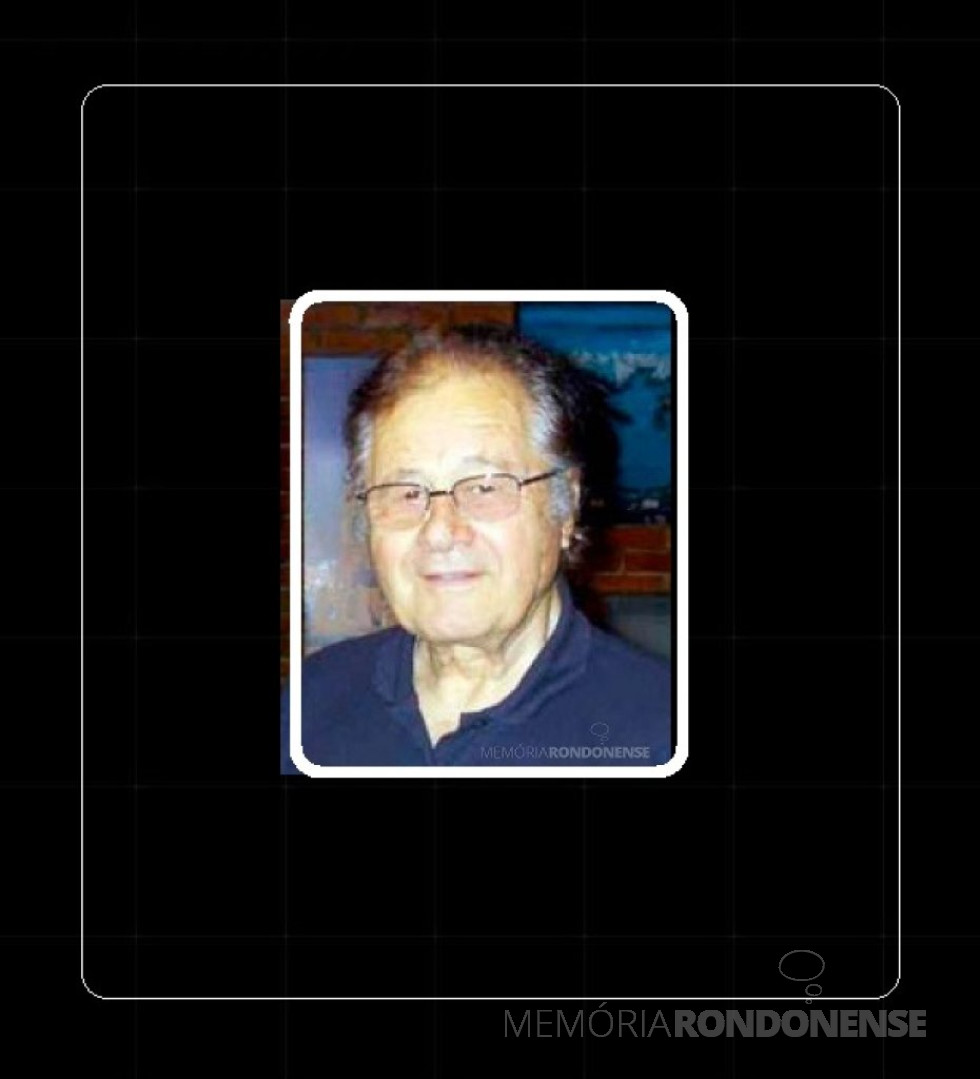 || Rubens Stresser, primeiro vereador de Quatro Pontes, na primeira legislatura do município de Toledo, falecido em julho de 2011.
Imagem: Acervo Tecnigran - FOTO 38 -