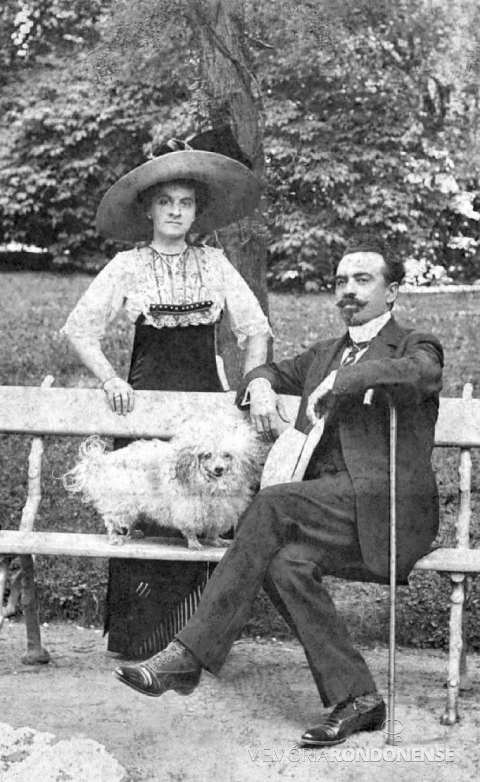 || Presidente da República Nilo Peçanha e sua esposa Anna de Castro (em foto de 1910), ele que assinou o decreto autorizando a