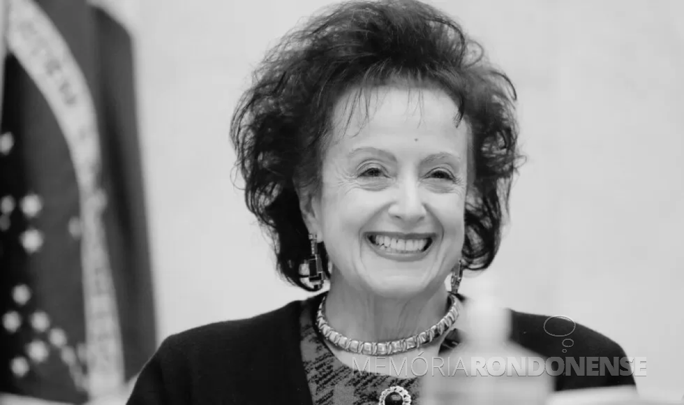 || Margarita Pericás Sansone, 1ª dama de Curitiba, falecida em agosto de 2024.
Imagem: Acervo Maringá Post - crédito Orlando Kissner - FOTO 42 -