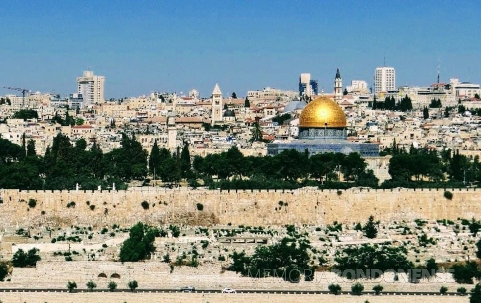 || Cidade de Jerusalém que acompanhou o texto do autor.
Imagem: Acervo pessoal - FOTO 31 -